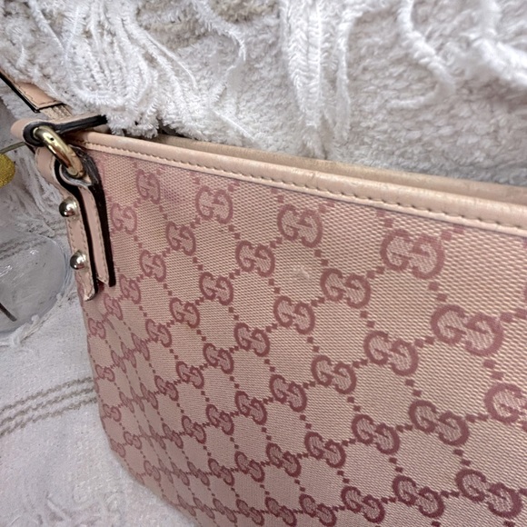 💎 Gucci GG Canvas Flat Messenger Crossbody • Baby Pink 💎 - Picture 5 of 13